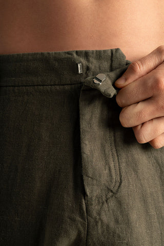 Îlot Internacional, Linen bermuda, Summer, Beach, Men's clothing