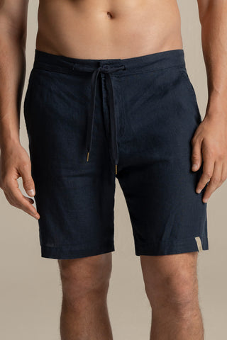 Linen riviera bermuda