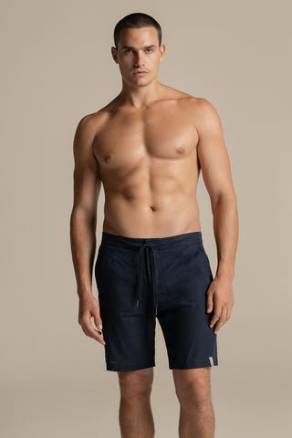 Linen riviera bermuda