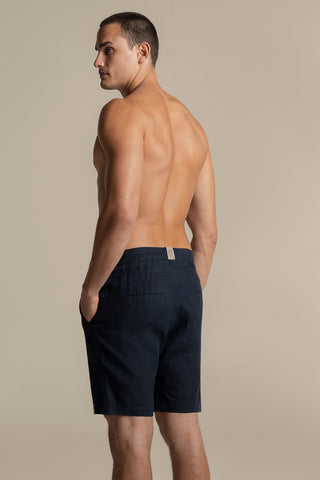 Linen riviera bermuda