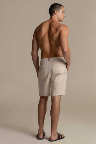 Linen riviera bermuda