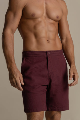 Îlot Internacional, Riviera linen bermuda, Men's Bermuda shorts, Summer, Beach, Men's clothing