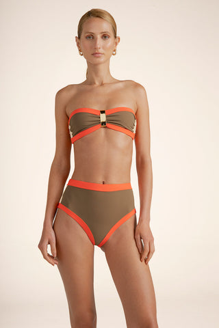 Touché Internacional, Balneaire, High waist bikini bottom , Women's swimwear, Summer, Beach
