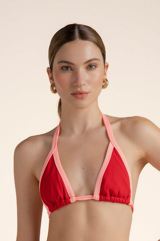 Touché Internacional, Balneaire, Mid triangle bikini top, Women's swimwear, Summer, Beach