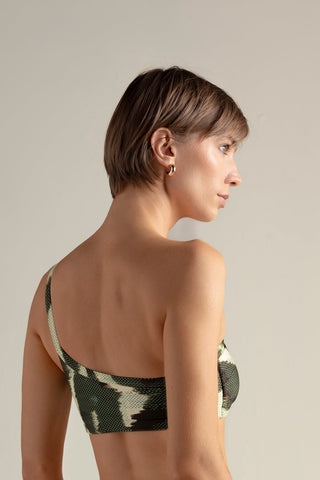 Touché Internacional, One-shoulder bikini top, Balneaire, Aquatic apparel