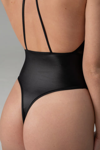 Plunge bodysuit with cups