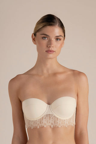 Touché Internacional, Strapless bra with cups, Lingerie for women, Underwear