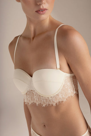 Touché Internacional, Strapless bra with cups, Lingerie for women, Underwear