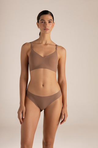 Triangle bra  with  cups