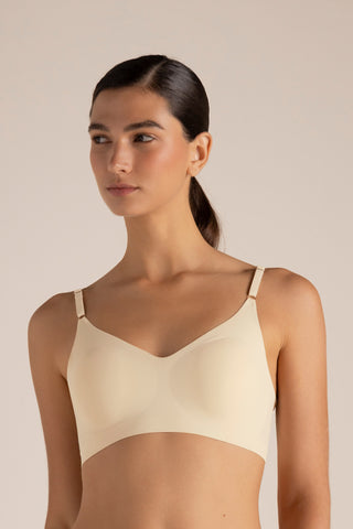 Triangle bra  with  cups