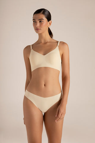 Triangle bra  with  cups