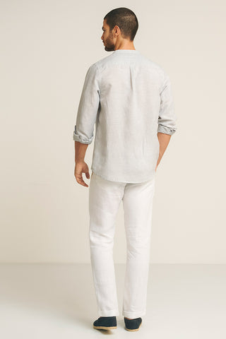 Linen blend shirt