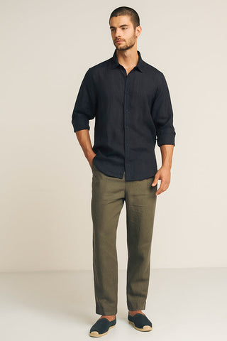 Îlot, Linen shirt, Ref.SH19051, Îlot/Men, Linen, Shirt Men