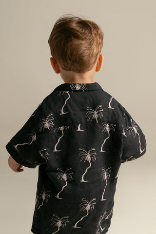 Îlot Internacional, Kids short sleeve shirt, Summer, Beach, Men's clothing