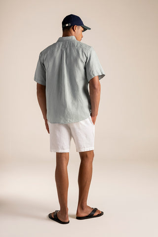 Classic fit linen shirt