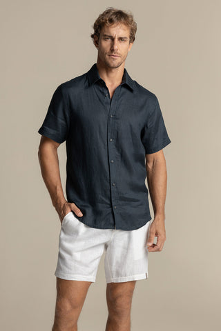 Îlot Colombia, Linen shirt, Men's shirt, Summer, Beach, Men's clothing