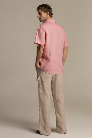 Îlot Internacional, Linen shirt, Men's shirt, Summer, Beach, Men's clothing