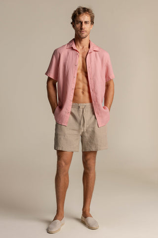 Îlot Internacional, Linen shirt, Men's shirt, Summer, Beach, Men's clothing