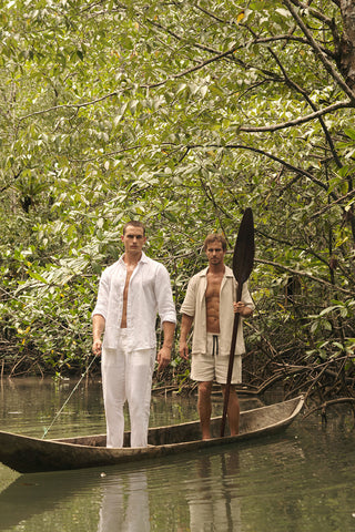 Faro linen shorts