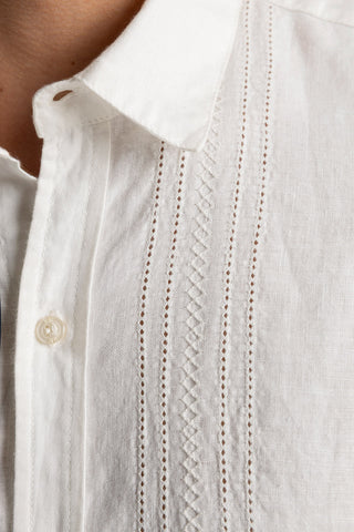 Linen guayabera shirt