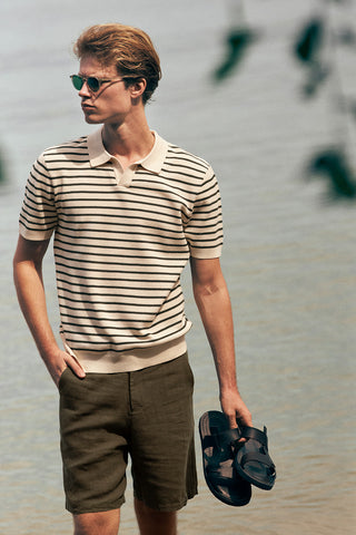 Linen bermuda