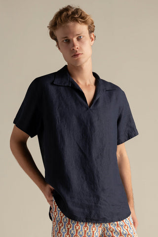 Îlot Internacional, Linen shirt, Summer, Beach, Men's clothing