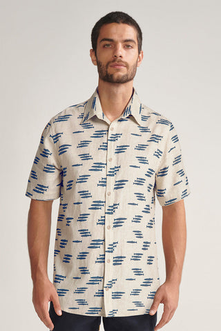 Îlot, Cotton/linen shirt, Ref.SH93042, Linen, Shirt Men