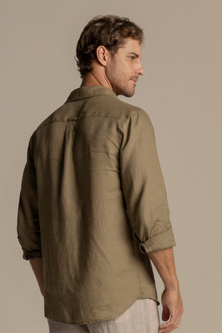 Îlot Internacional, Bora bora linen shirt , Men's shirt, Summer, Beach, Men's clothing