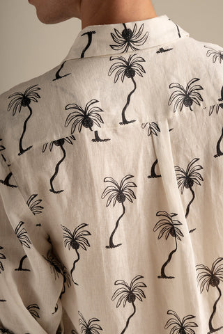 Îlot Internacional, Bora bora linen shirt , Summer, Beach, Men's clothing