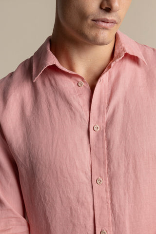 Îlot Internacional, Canaria linen shirt, Men's shirt, Summer, Beach, Men's clothing