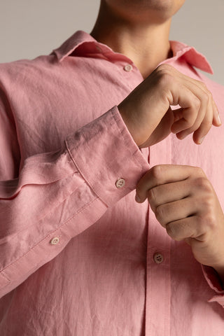 Îlot Internacional, Canaria linen shirt, Men's shirt, Summer, Beach, Men's clothing