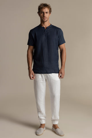 Linen/cotton t-shirt