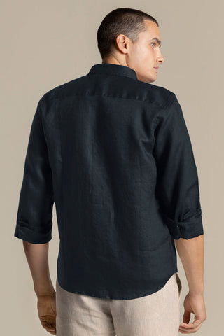 Îlot Colombia, Fiji prive linen shirt, Men's shirt, Summer, Beach, Men's clothing