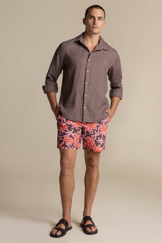 Îlot Internacional, Fiji prive linen shirt, Men's shirt, Summer, Beach, Men's clothing