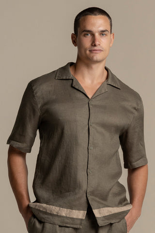 Îlot Internacional, Ibiza linen shirt, Men's shirt, Summer, Beach, Men's clothing