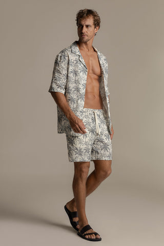 Îlot Colombia, Ibiza linen shirt, Men's shirt, Summer, Beach, Men's clothing