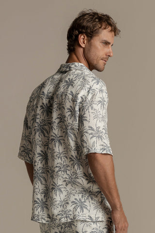 Îlot Colombia, Ibiza linen shirt, Men's shirt, Summer, Beach, Men's clothing