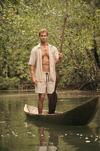 Faro linen shorts