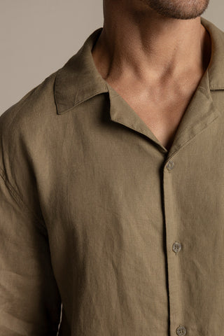 Îlot Internacional, Ibiza linen shirt, Men's shirt, Summer, Beach, Men's clothing