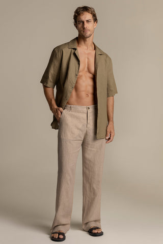 Îlot Internacional, Ibiza linen shirt, Men's shirt, Summer, Beach, Men's clothing