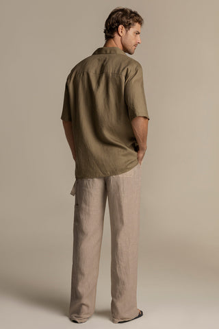 Îlot Internacional, Ibiza linen shirt, Men's shirt, Summer, Beach, Men's clothing