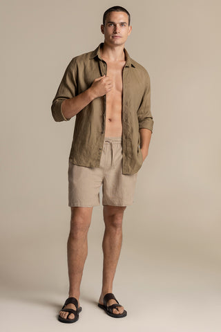 Linen shorts