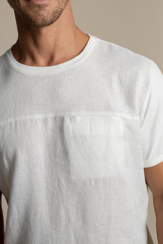 Linen/cotton t-shirt