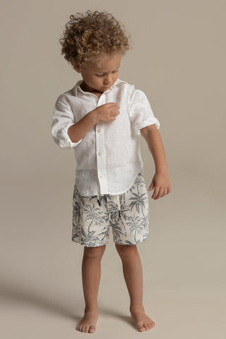 Îlot Internacional, Kids long sleeve shirt , Boy's shirt, Summer, Beach, Children's clothing