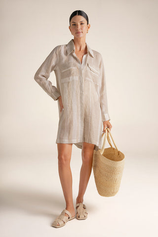 Touché Internacional, Balneaire, long sleeves shirt, Women's beachwear, Summer, Beach