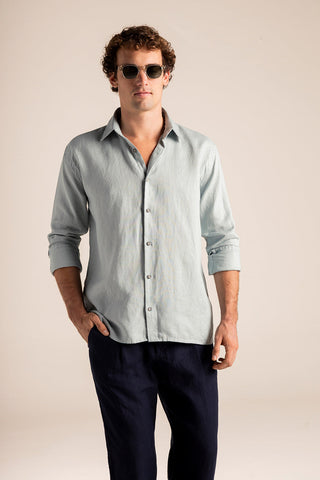 Îlot Internacional, Privé linen shirt, Summer, Beach, Men's Clothing, Cool, For Any Occasion