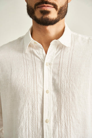 Linen guayabera shirt