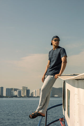 Îlot Internacional, Linen pant, Summer, Men's Beachwear, Vacation Clothing