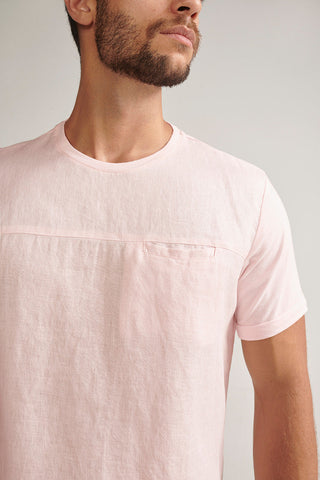 Îlot, Linen/cotton t-shirt, Ref.SH06R42, Linen, Shirt Men