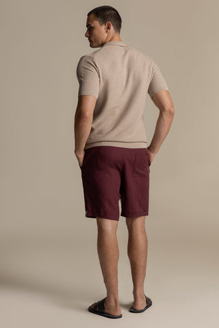 Riviera linen bermuda